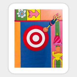 Target Cartoon Sticker